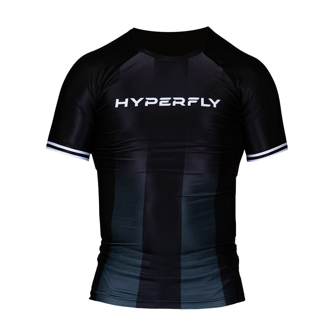Core Ranked Rash Guard No Gi / Rash Guard Hyperfly Black 2X Small
