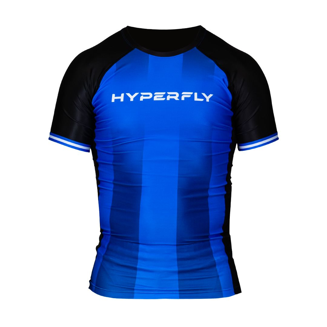 Core Ranked Rash Guard No Gi / Rash Guard Hyperfly Blue 2X Small