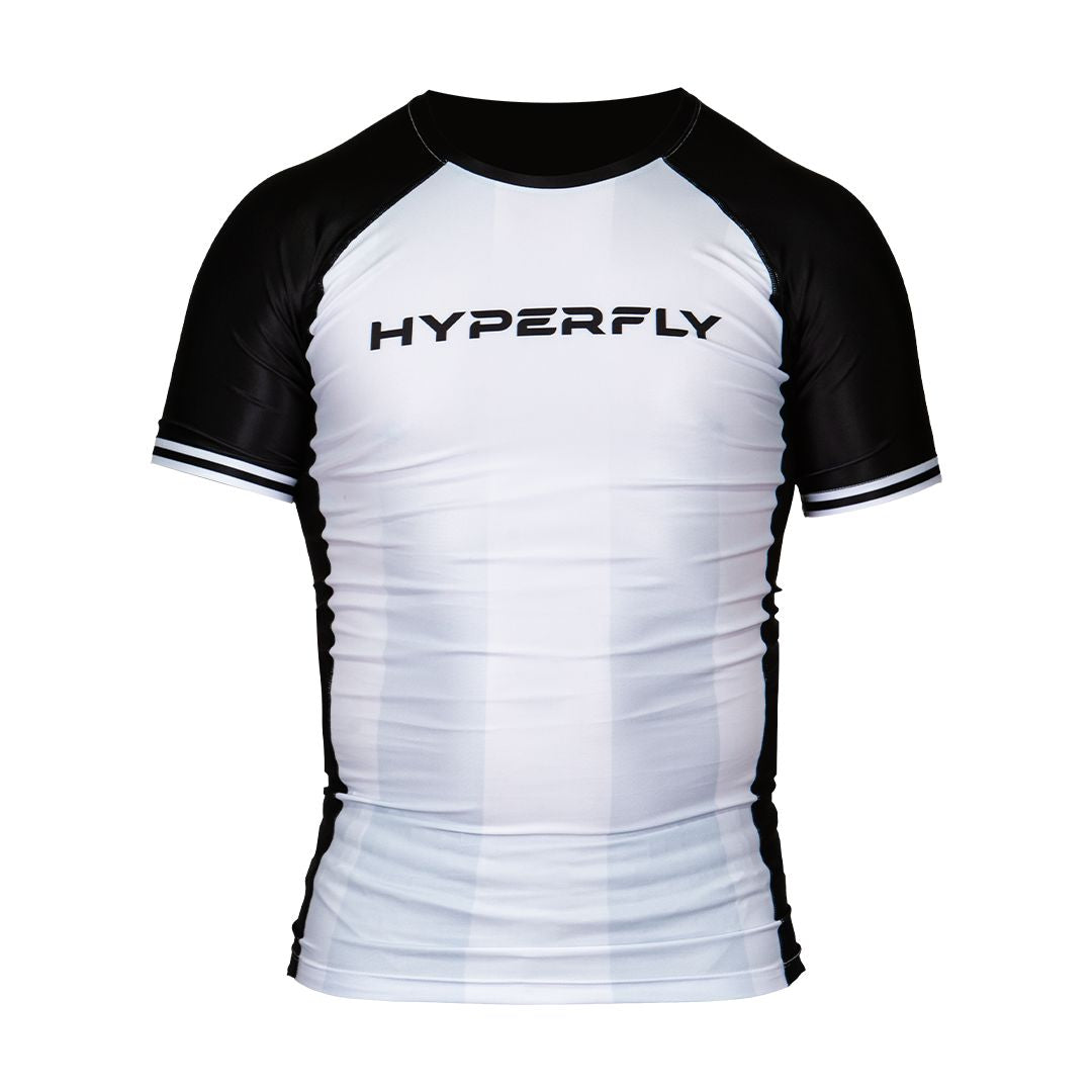 Core Ranked Rash Guard No Gi / Rash Guard Hyperfly White 2X Small