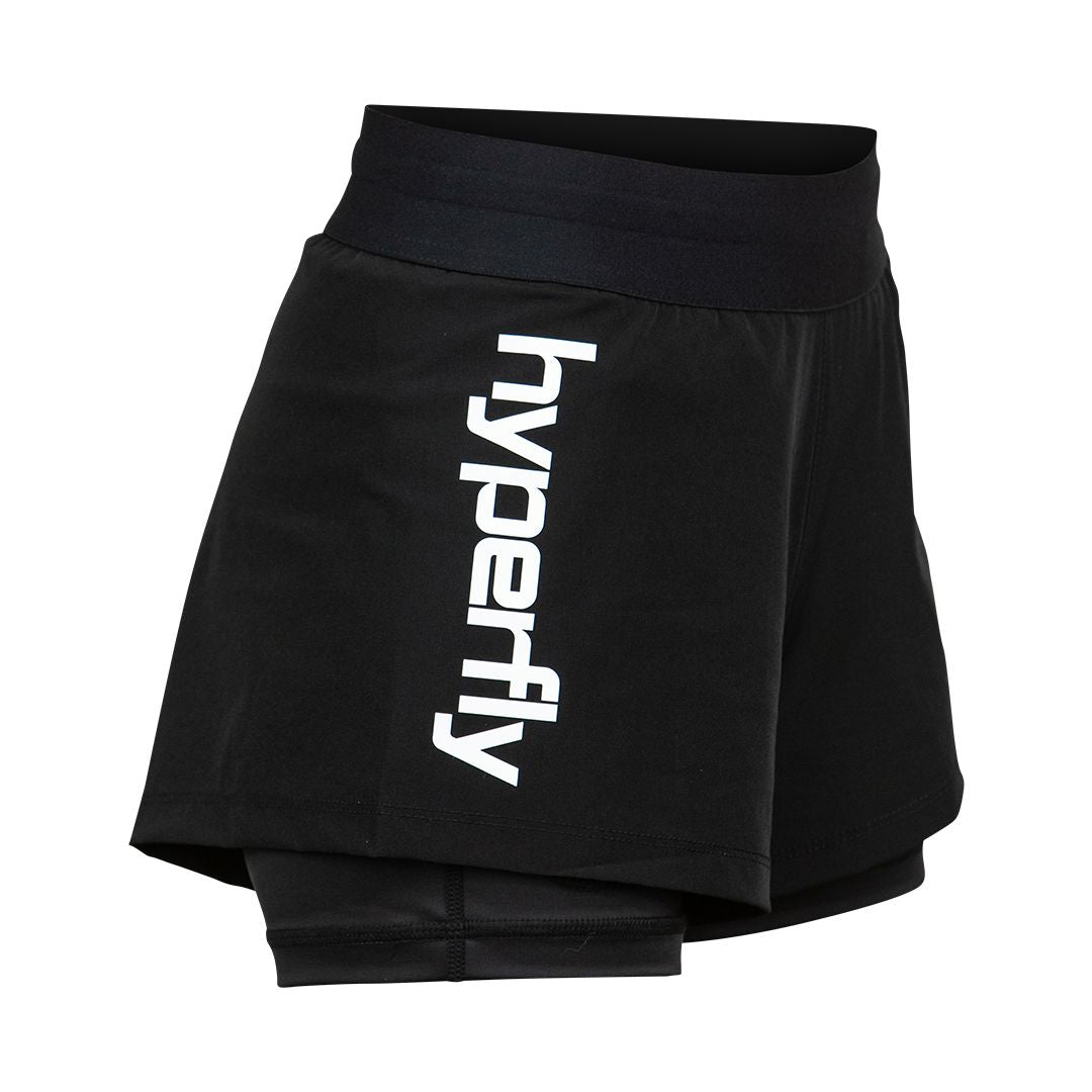 FlyGirl Fight Shorts Black FlyGirl Hyperfly