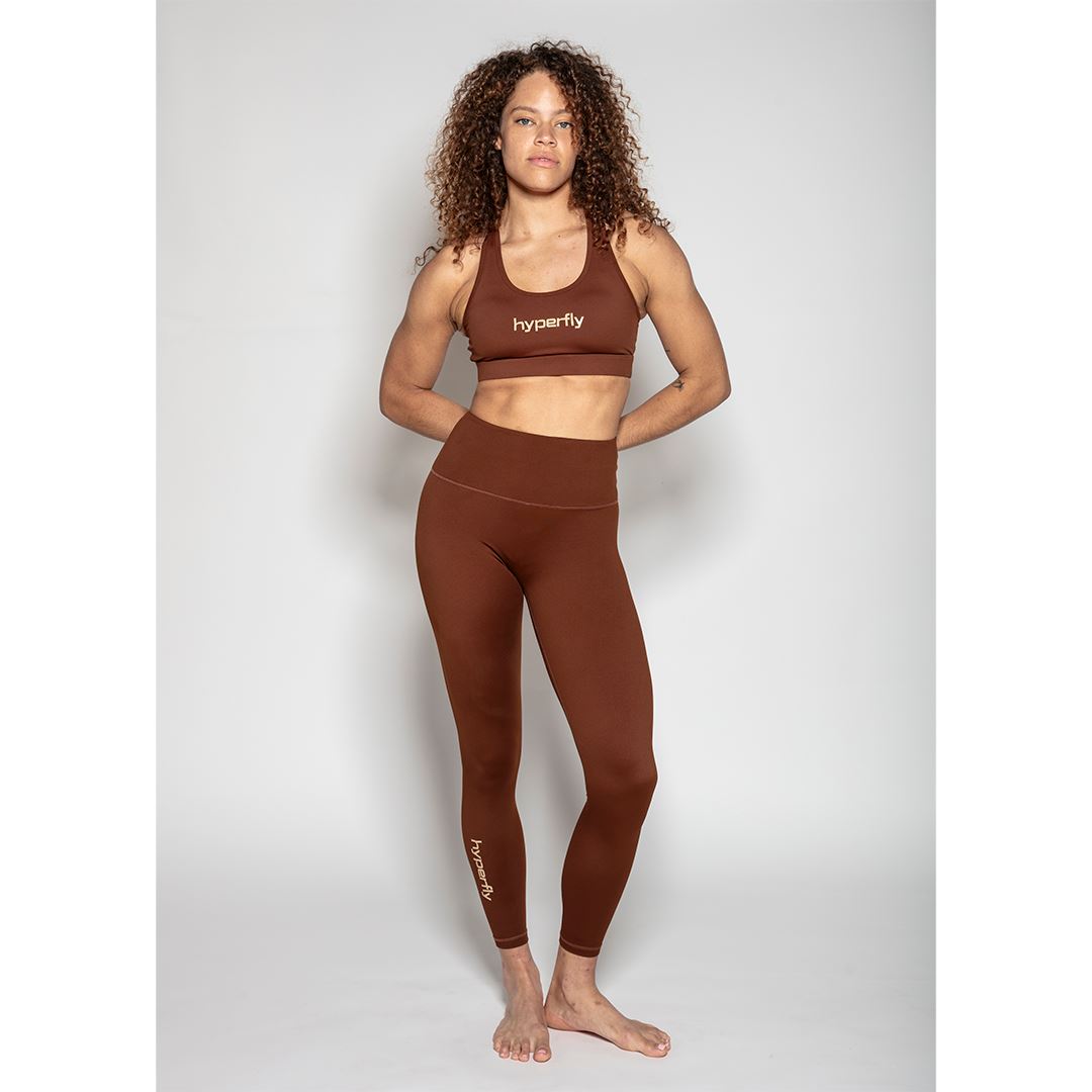 FlyGirl HyperCross Leggings FlyGirl Hyperfly Mocha X Small