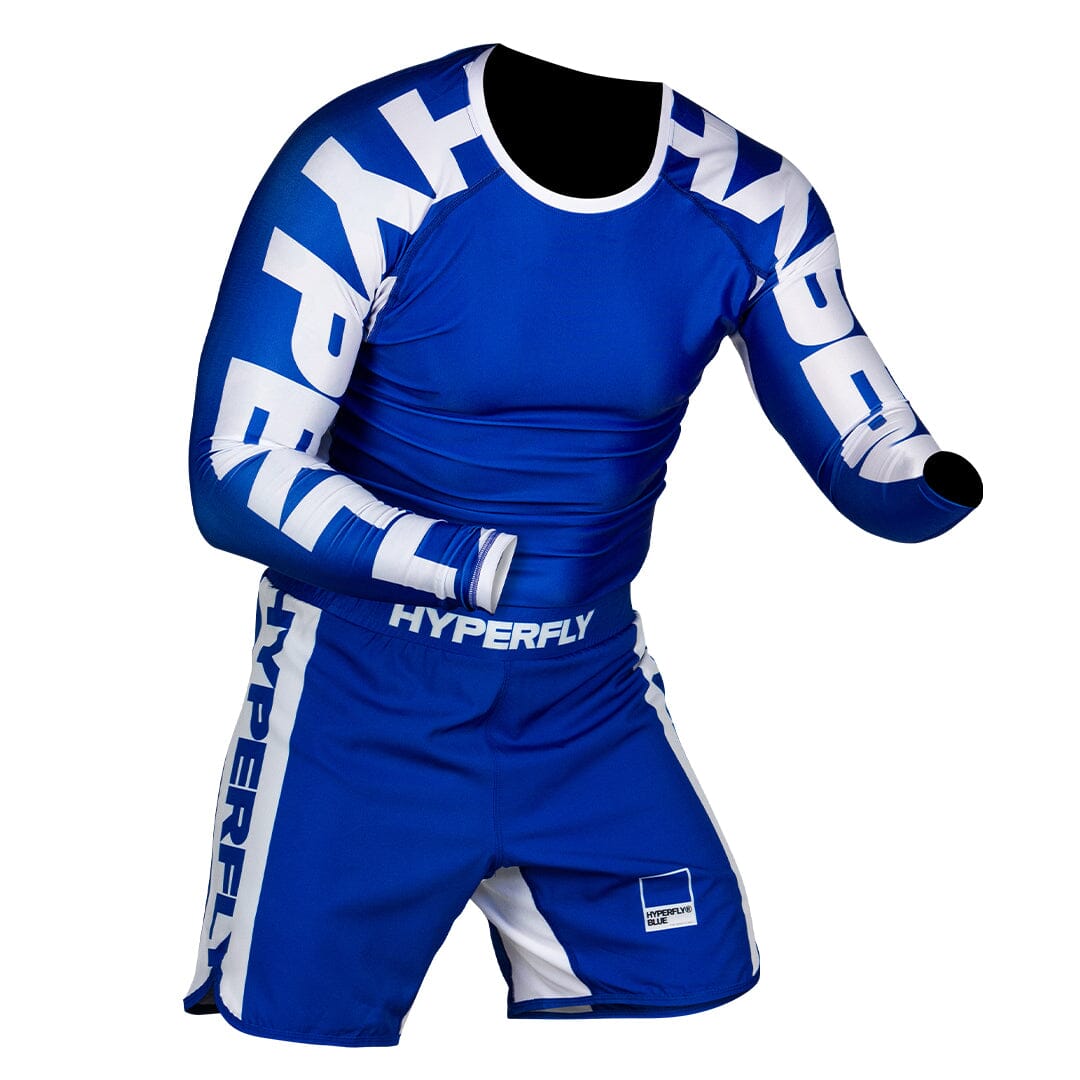 Hyperfly Blue Rash Guard No Gi - Rash Guard Hyperfly