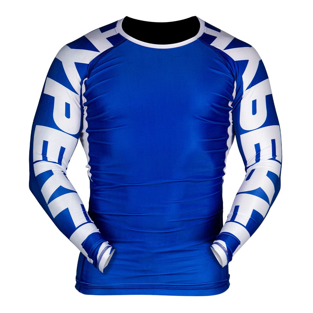 Hyperfly Blue Rash Guard No Gi - Rash Guard Hyperfly X Small