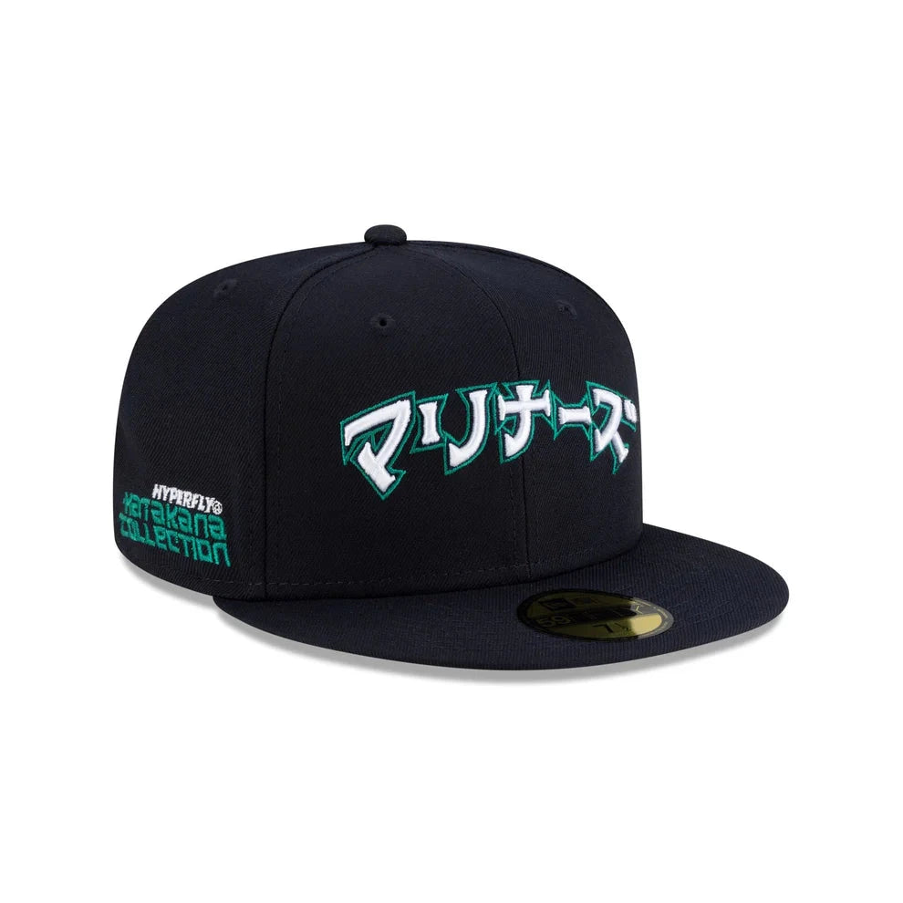 HYPERFLY + MLB + New Era Seattle Mariners Cap Accessory / Headwear Hyperfly 59FIFTY Fitted Cap - Size 7 3/8