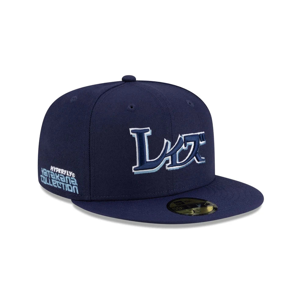 HYPERFLY + MLB + New Era Tampa Bay Rays Cap Accessory / Headwear Hyperfly 59FIFTY Fitted Cap - Size 7 3/8
