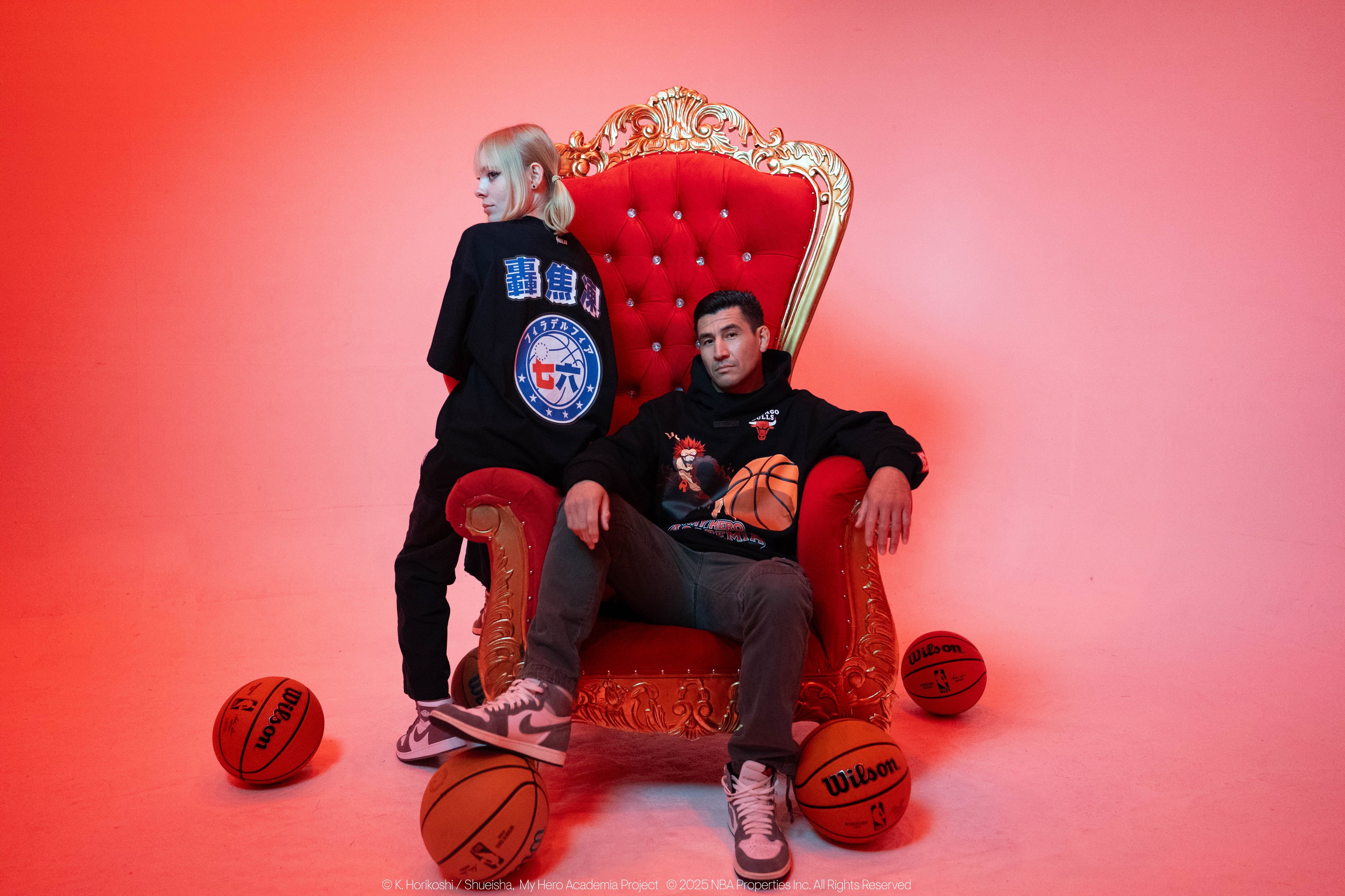 HYPERFLY + NBA + My Hero Academia 76ers Hoodie Apparel / Tops / Sweatshirt Hyperfly