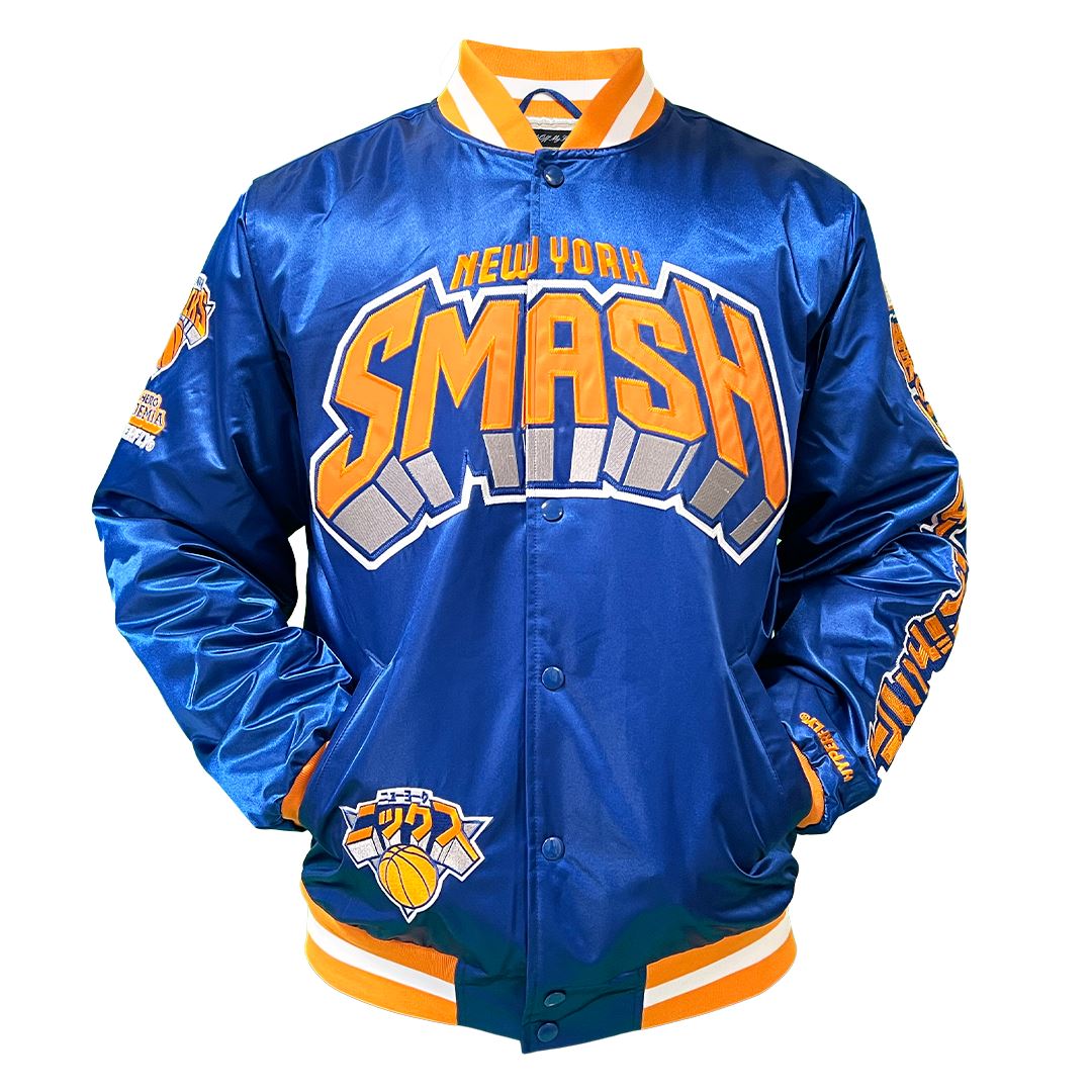 HYPERFLY + NBA + My Hero Academia Knicks Jacket Apparel - Outerwear Hyperfly