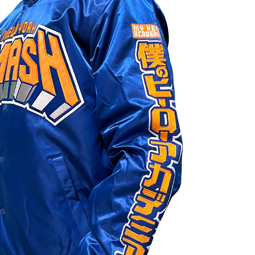 HYPERFLY + NBA + My Hero Academia Knicks Jacket Apparel - Outerwear Hyperfly