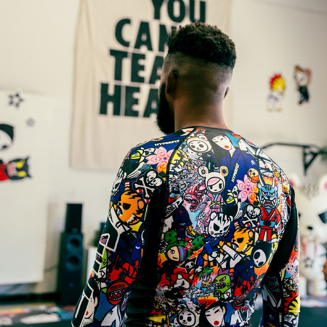 Hyperfly + tokidoki Long Sleeve Rash Guard No Gi - Rash Guard Hyperfly