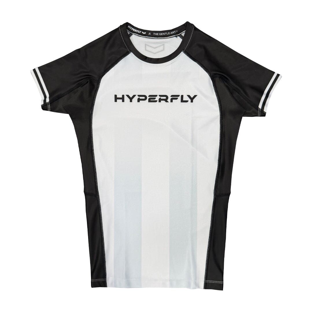 Junior Core Ranked Rash Guard No Gi / Rash Guard Hyperfly White Junior X Small