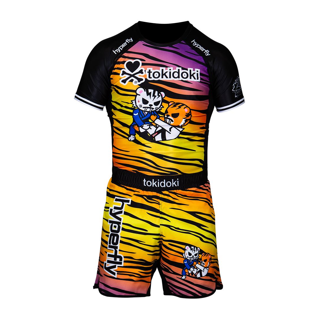 Junior Hyperfly + tokidoki Short Sleeve Tiger Rash Guard No Gi / Rash Guard Hyperfly