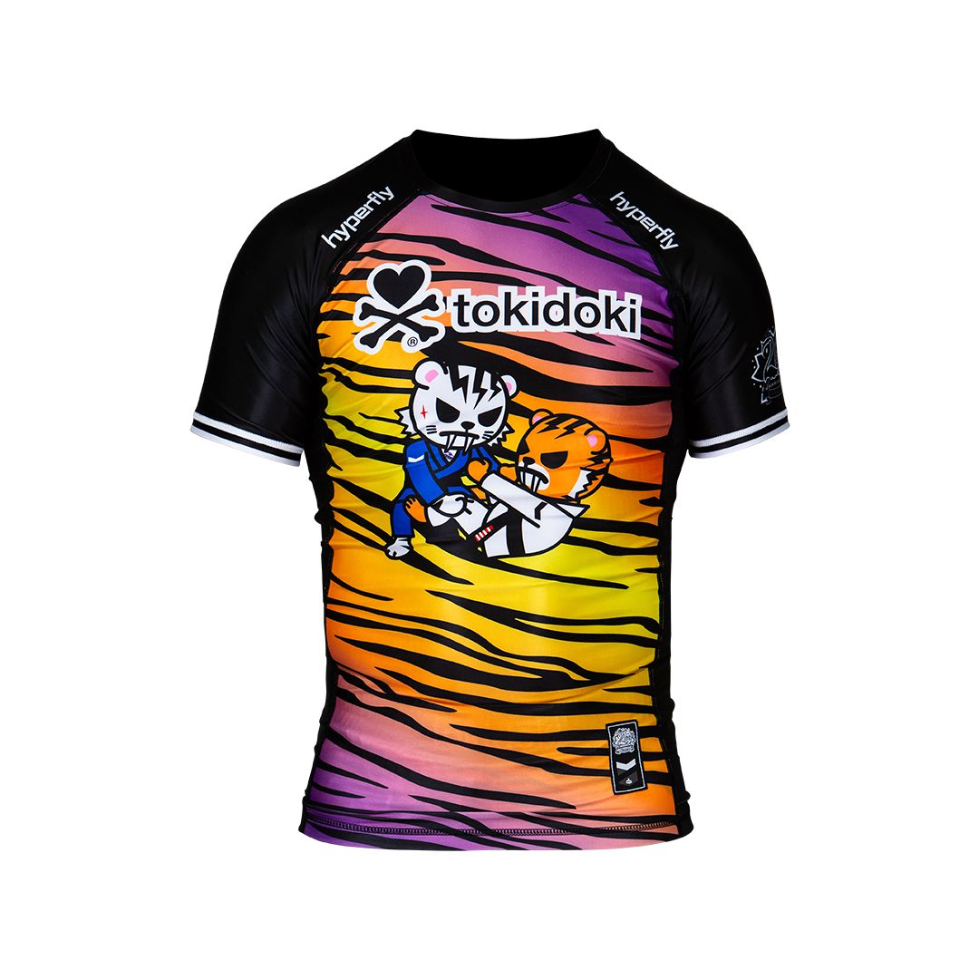 Junior Hyperfly + tokidoki Short Sleeve Tiger Rash Guard No Gi / Rash Guard Hyperfly Junior X Small