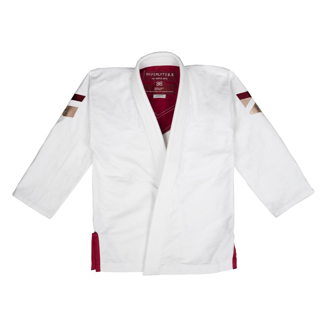 Junior Hyperlyte 3.5 Merlot Kimono - Junior DO OR DIE White J0