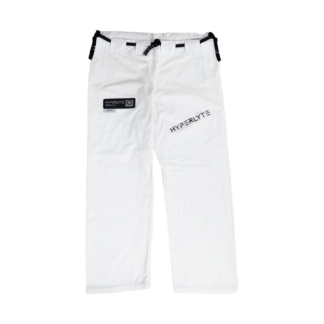 Junior Hyperlyte 3.5 White With Black Kimono - Junior DO OR DIE
