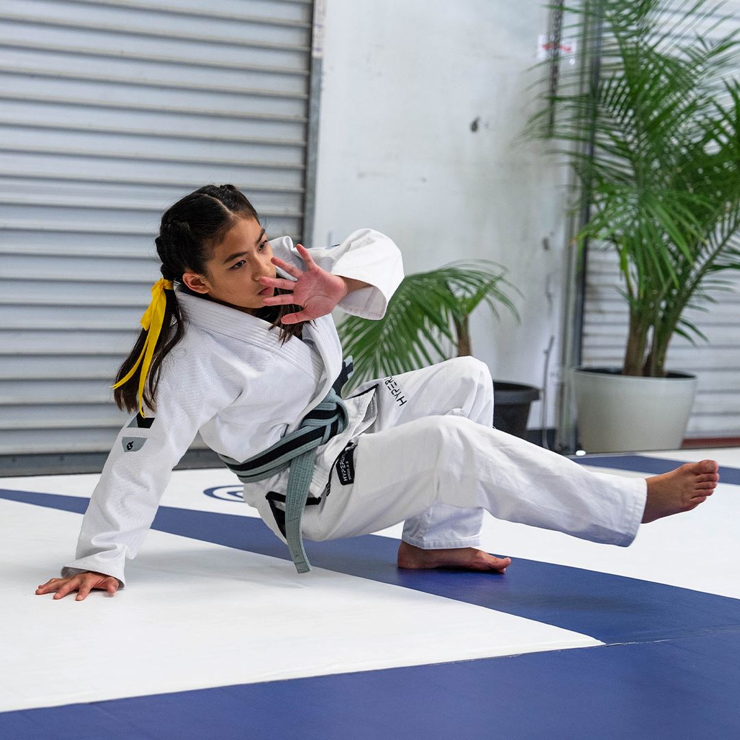 Junior Hyperlyte 3.5 White With Black Kimono - Junior DO OR DIE