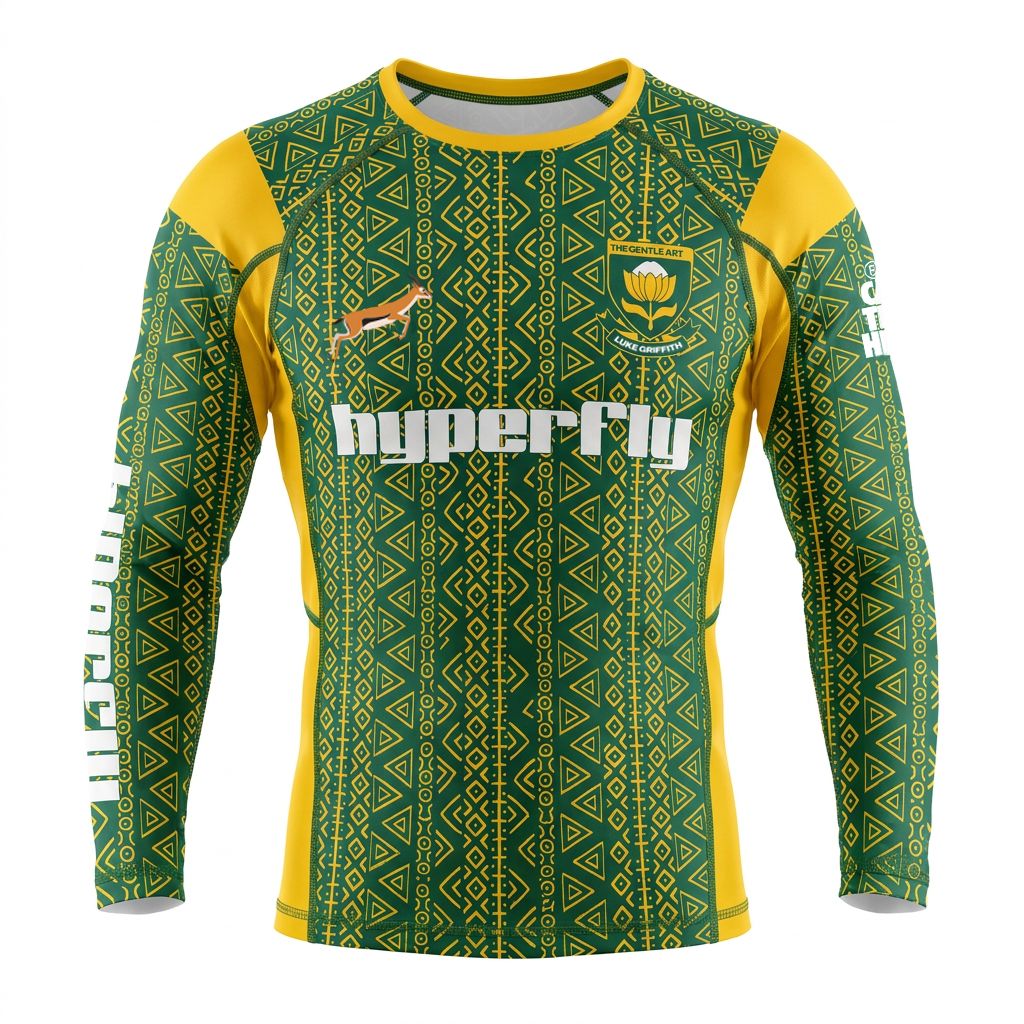 Luke Griffith South Africa Rash Guard No Gi / Rash Guard Hyperfly X Small