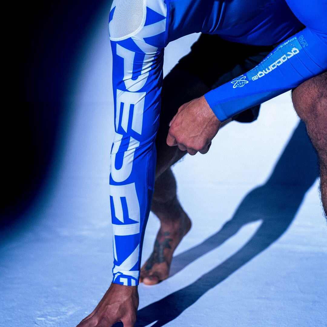 ProComp Edge Ranked Rash Guard Blue No Gi - Rash Guard Hyperfly