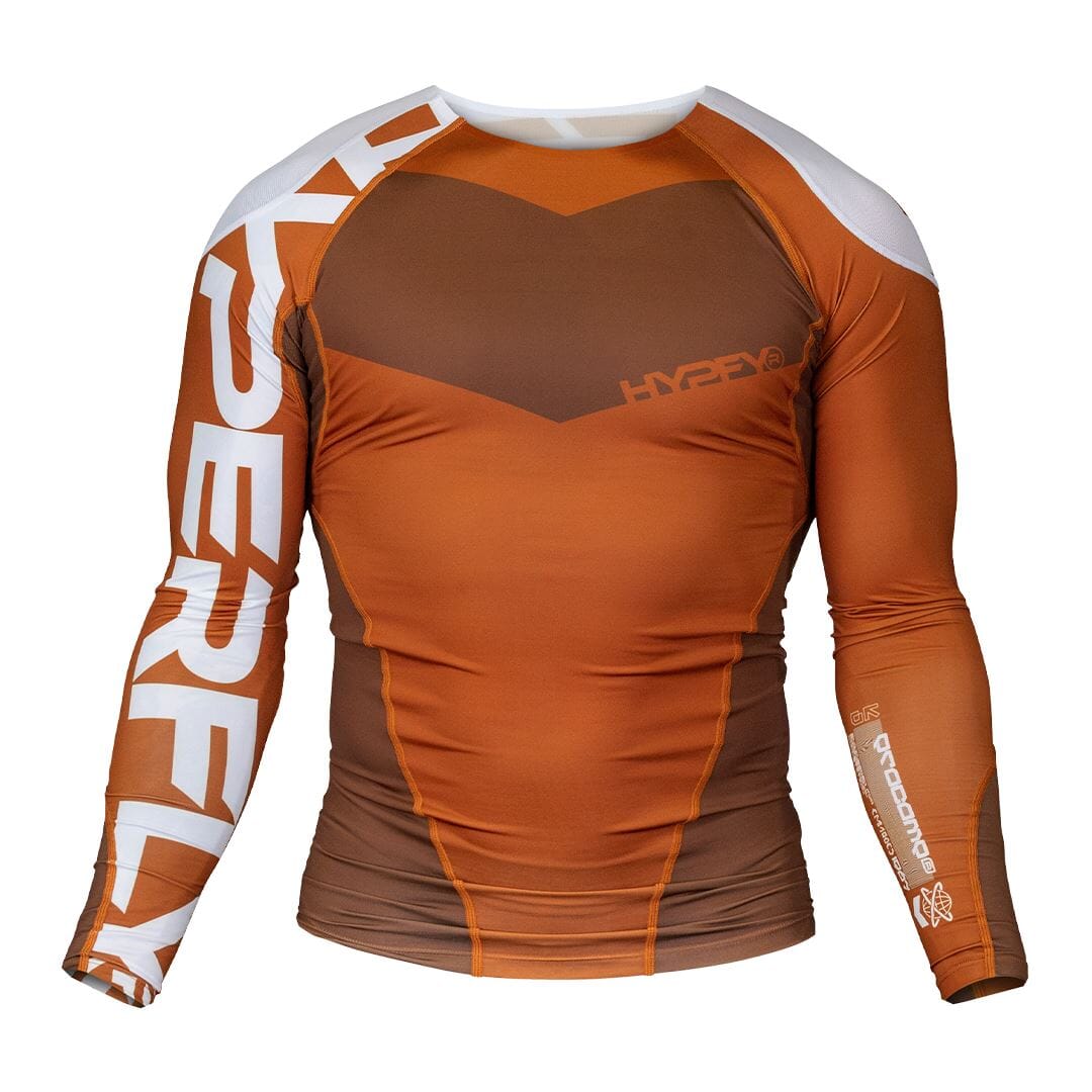 ProComp Edge Ranked Rash Guard Hyperfly Brown