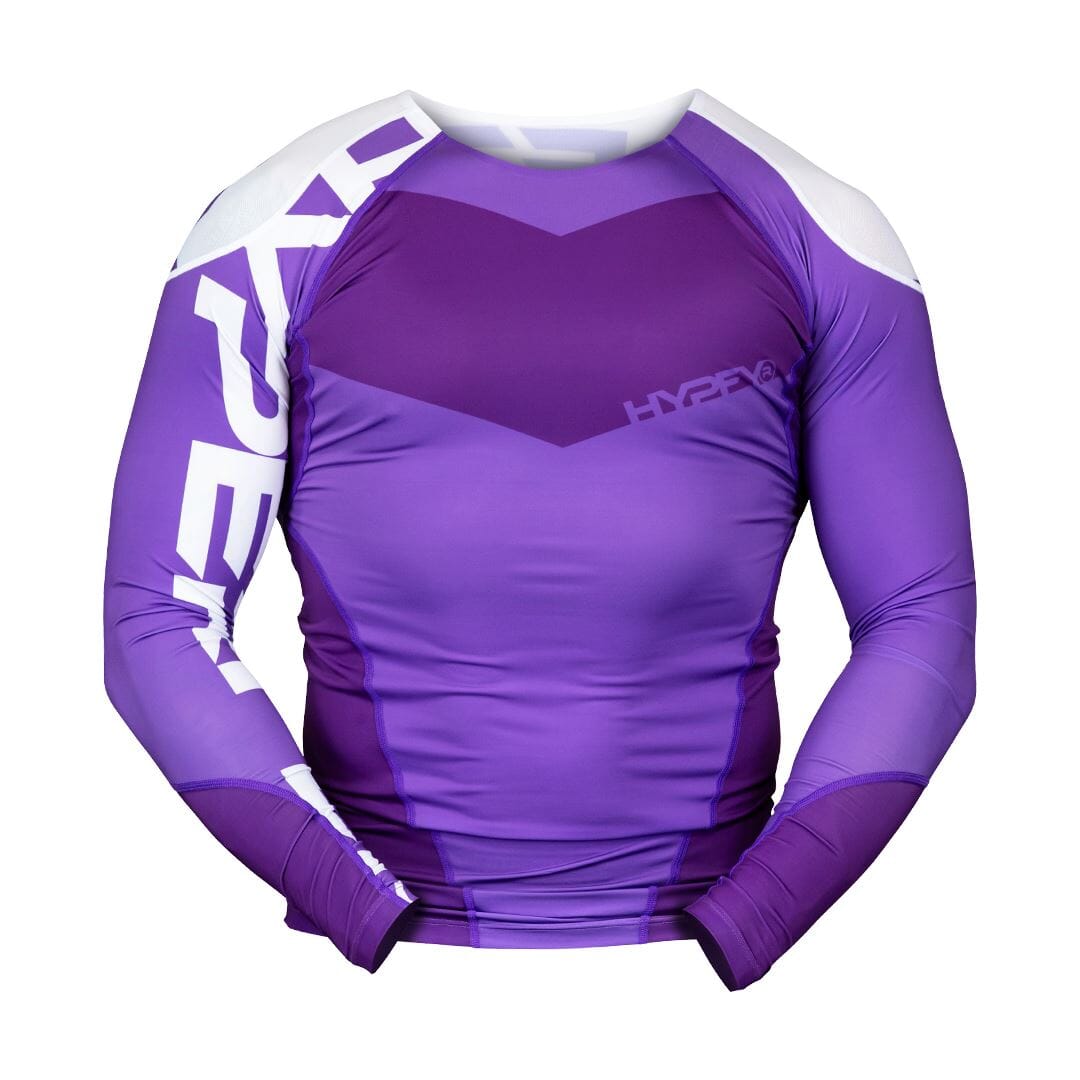 ProComp Edge Ranked Rash Guard Purple No Gi - Rash Guard Hyperfly