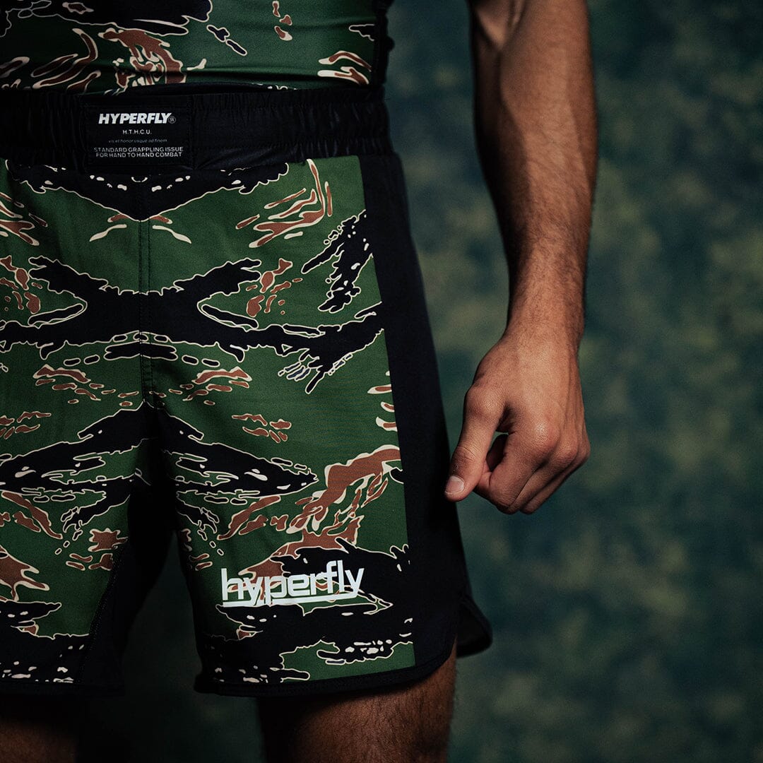 Tiger Camo No Gi Shorts Apparel - Bottoms Hyperfly