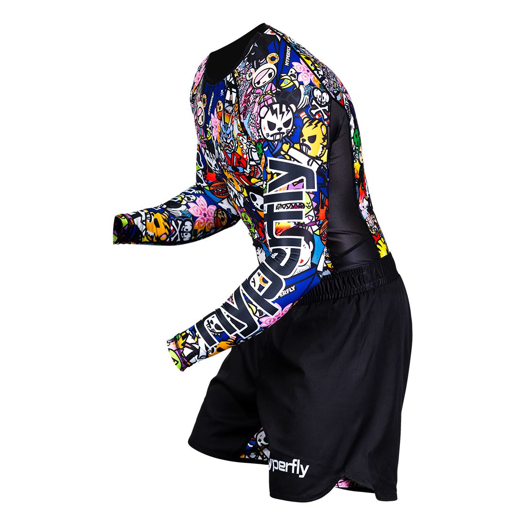 TokiDoki Long Sleeve Rash Guard No Gi - Rash Guard Hyperfly