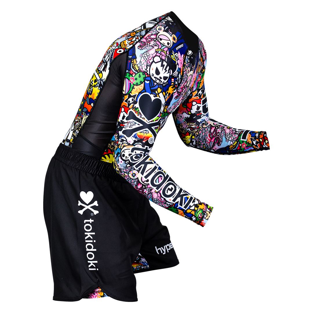 TokiDoki Long Sleeve Rash Guard No Gi - Rash Guard Hyperfly