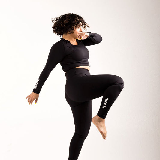 FlyGirl Cross Leggings No Gi - Bottoms Hyperfly