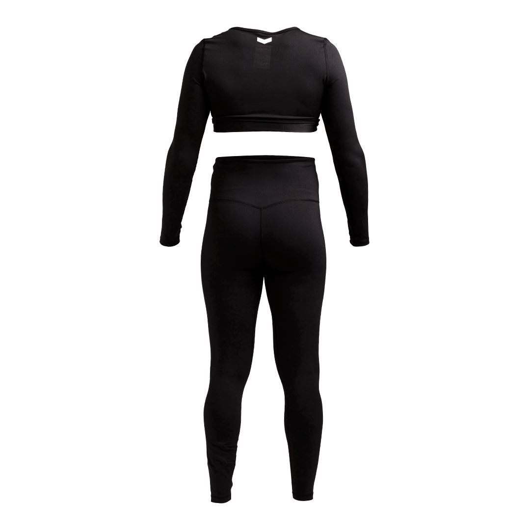 FlyGirl Long Sleeve Crop Top No Gi - Tops Hyperfly