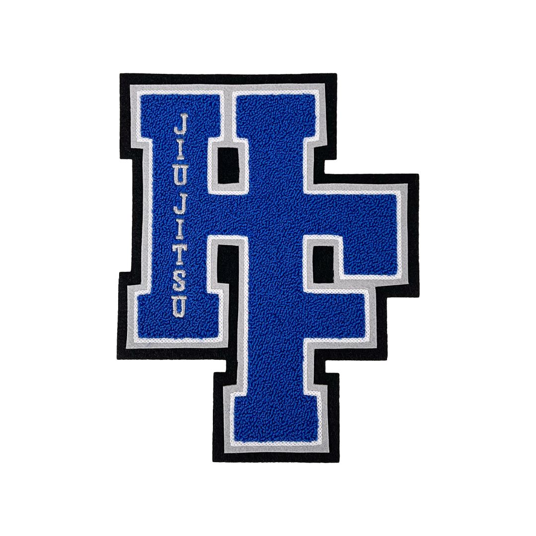 Heavy Hitters Patches Accessory Hyperfly Blue and Grey HF Initials Patch