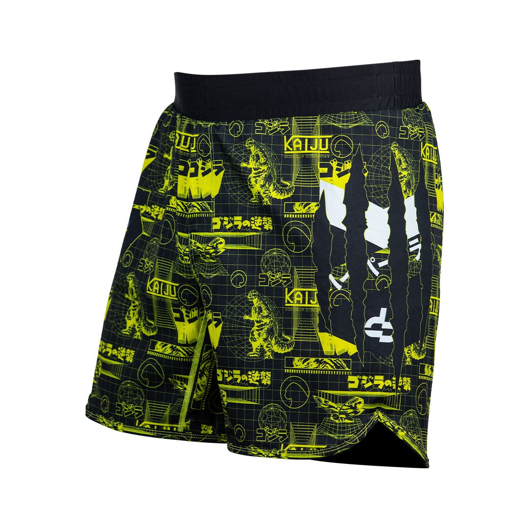HYPERFLY + Godzilla Grid Shorts No Gi - Rash Guard Hyperfly