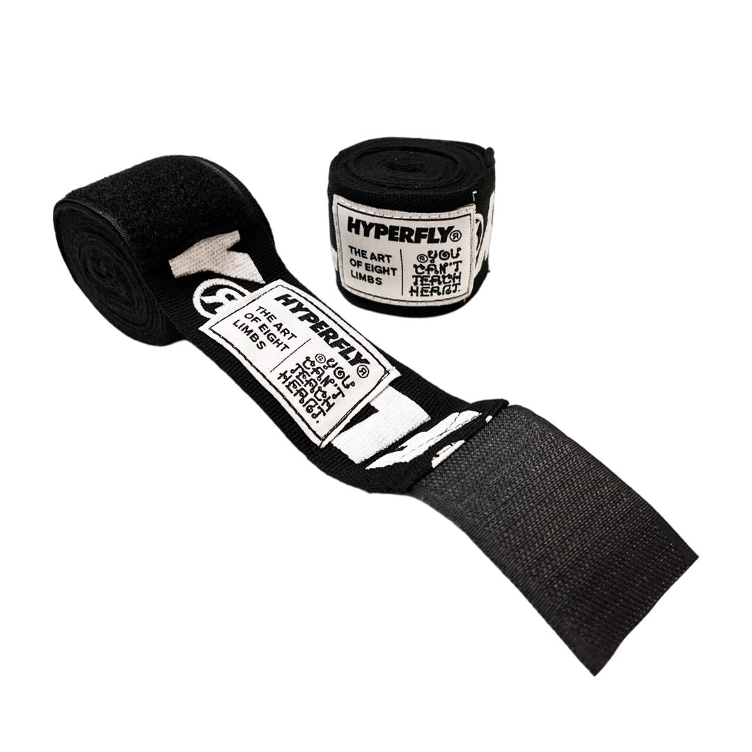 Hyperfly Hand Wrap Accessory Hyperfly Black With White