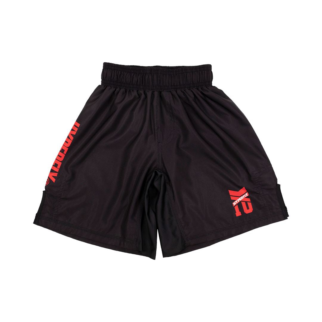 Junior Core Shorts No Gi - Bottoms Hyperfly Black/Red 16
