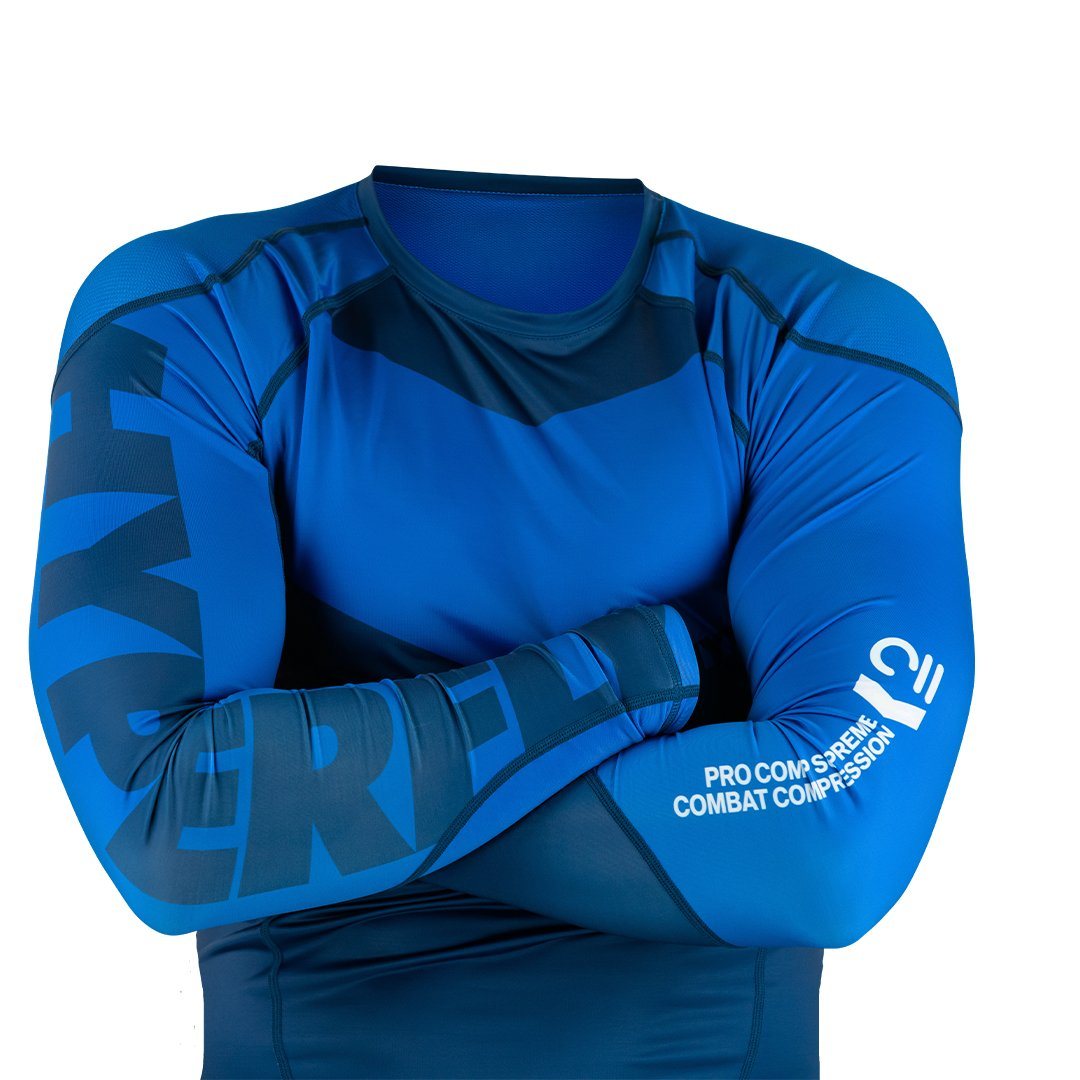 Long Sleeve Supreme Ranked Rash Guard No Gi - Rash Guard Hyperfly