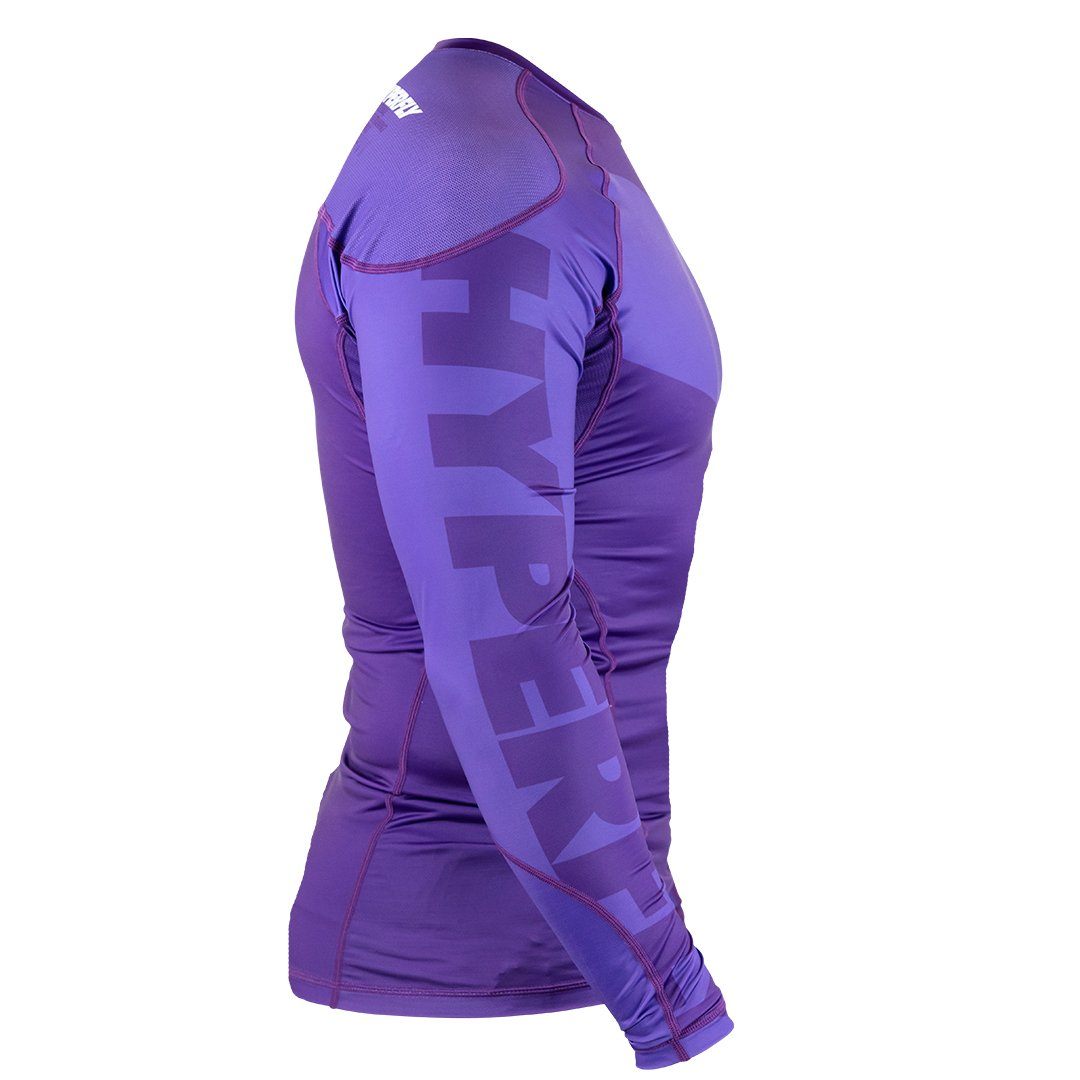 Long Sleeve Supreme Ranked Rash Guard No Gi - Rash Guard Hyperfly