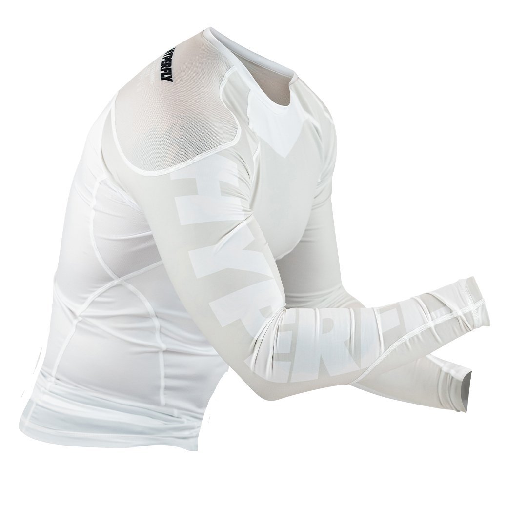 Long Sleeve Supreme Ranked Rash Guard No Gi - Rash Guard Hyperfly