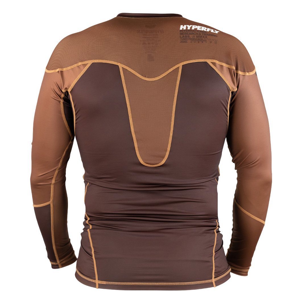 Long Sleeve Supreme Ranked Rash Guard No Gi - Rash Guard Hyperfly