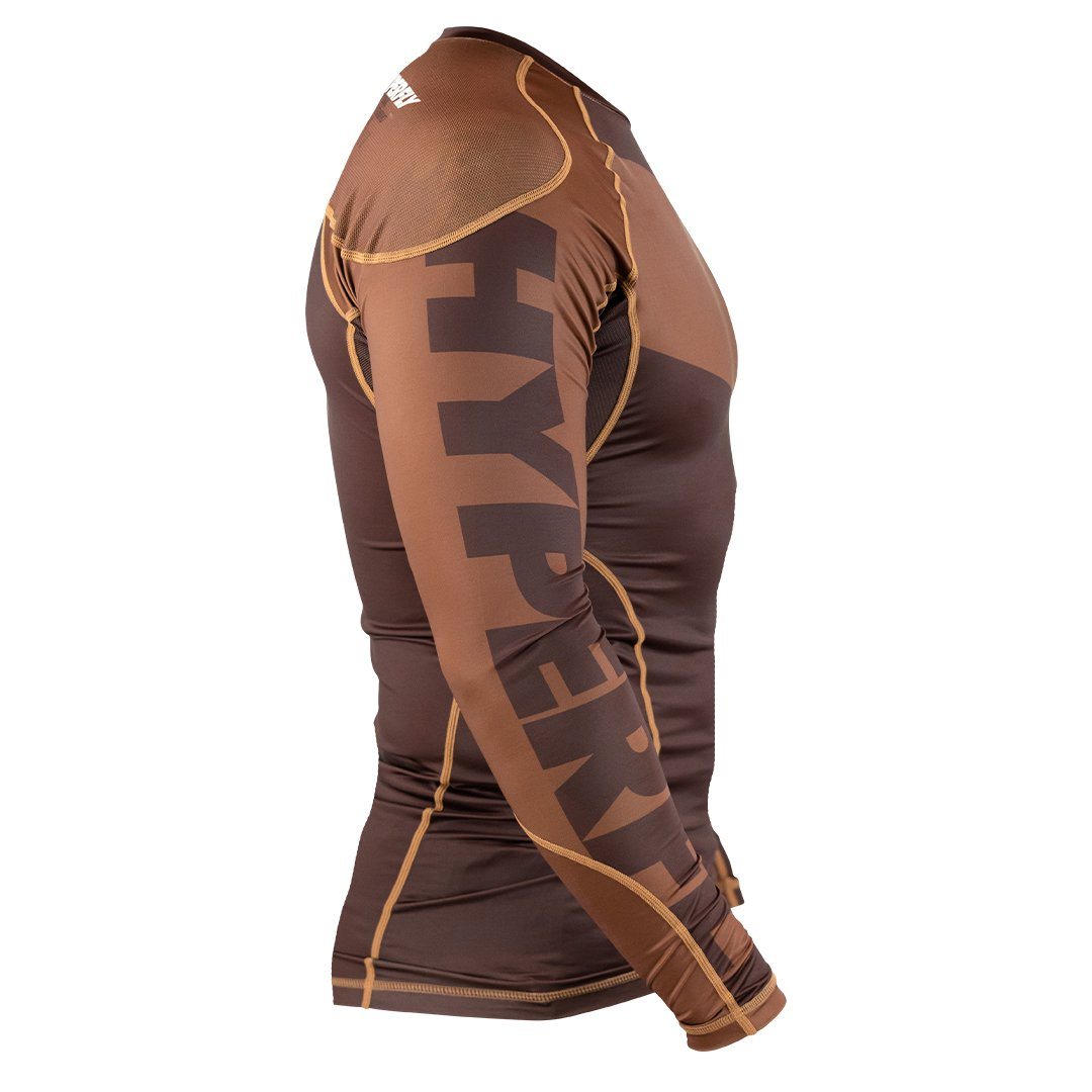 Long Sleeve Supreme Ranked Rash Guard No Gi - Rash Guard Hyperfly