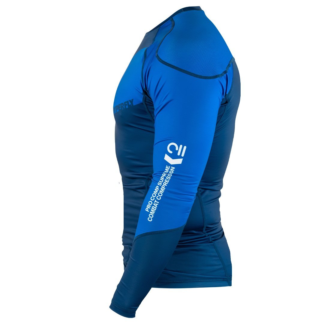 Long Sleeve Supreme Ranked Rash Guard No Gi - Rash Guard Hyperfly