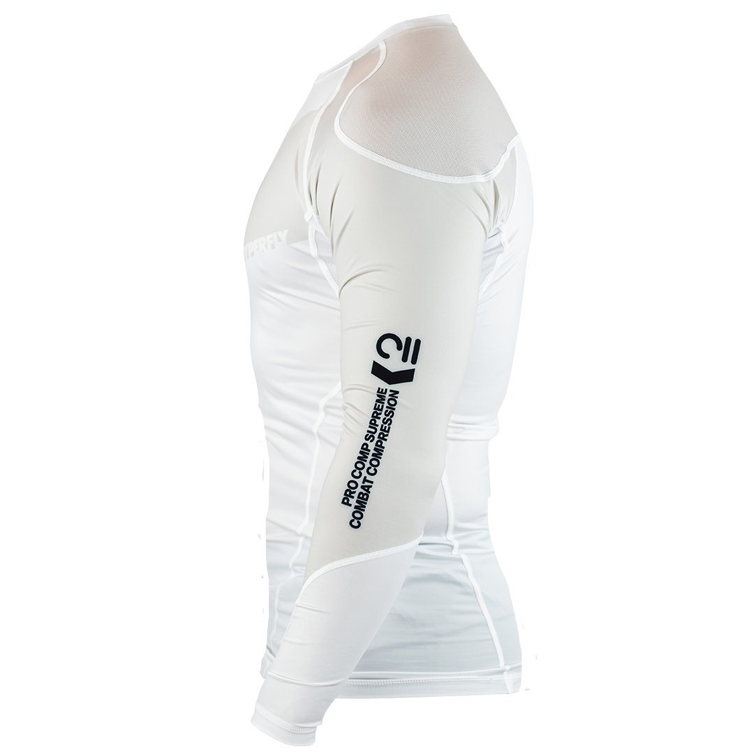Long Sleeve Supreme Ranked Rash Guard No Gi - Rash Guard Hyperfly