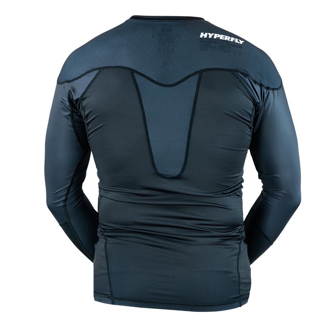 Long Sleeve Supreme Ranked Rash Guard No Gi - Rash Guard Hyperfly