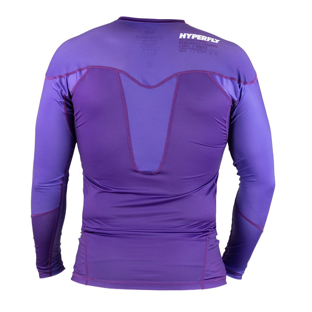 Long Sleeve Supreme Ranked Rash Guard No Gi - Rash Guard Hyperfly