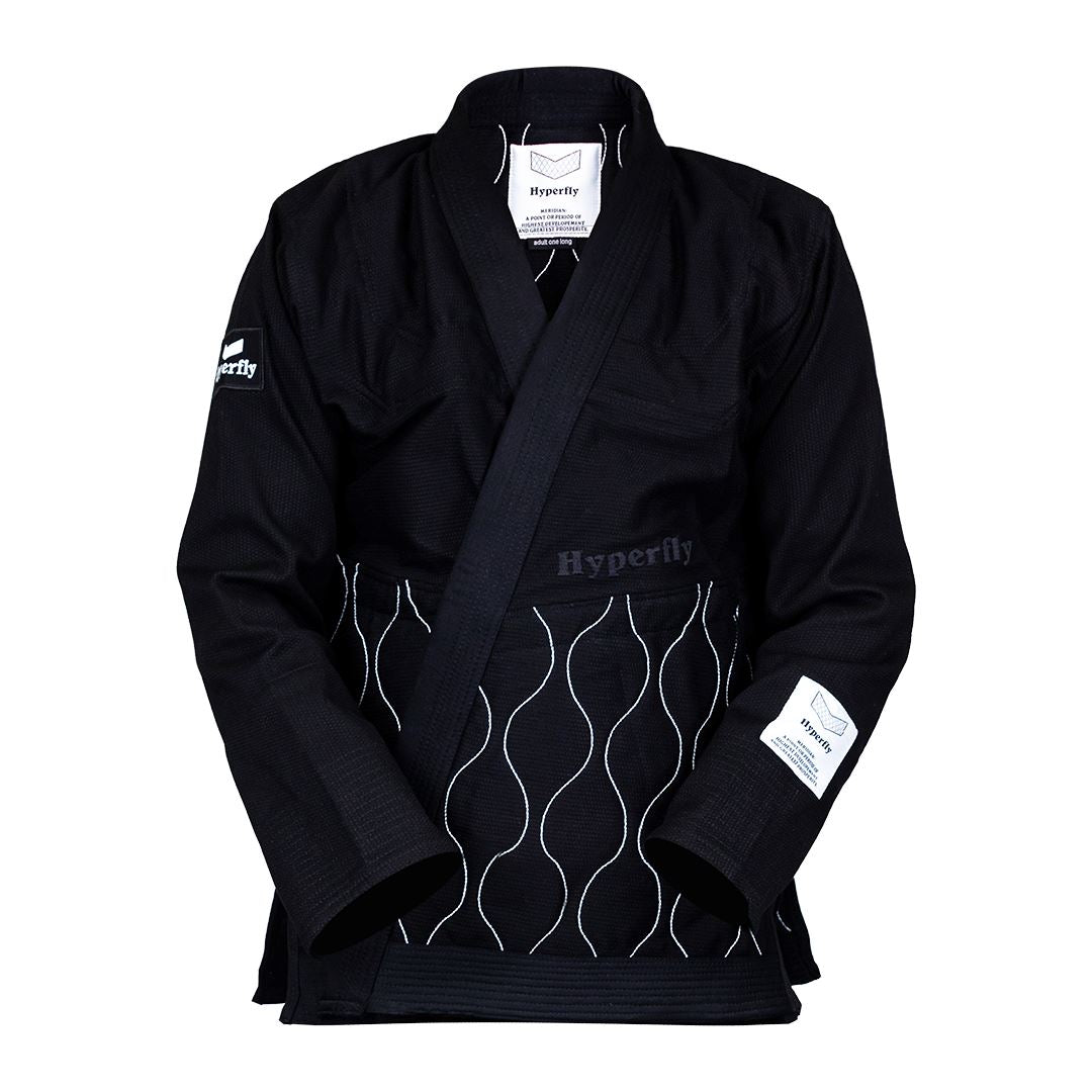 The Meridian Kimono - Adult Hyperfly Black F0