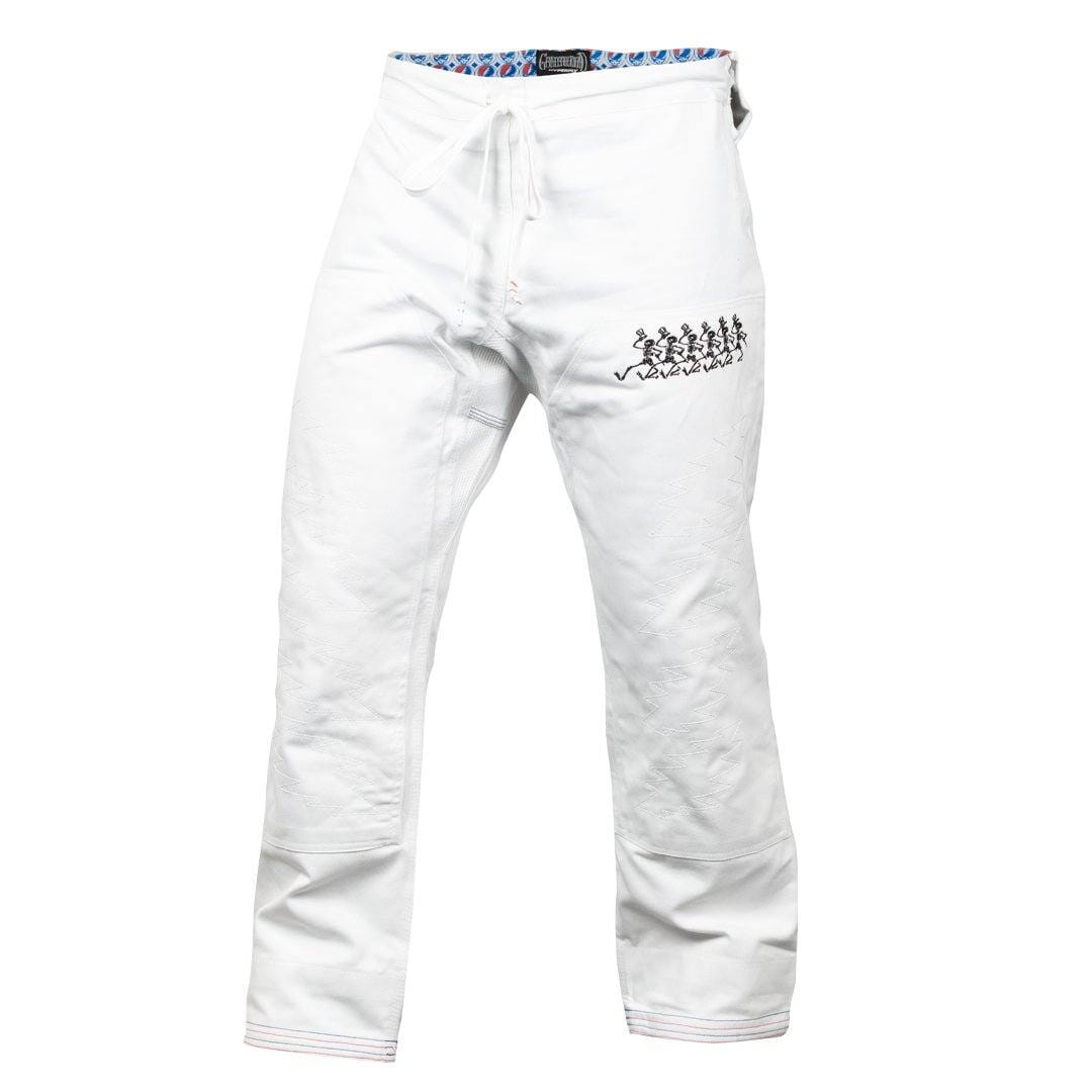 Thrift - Grateful Dead Gi / White / A5 Kimono - Adult Hyperfly