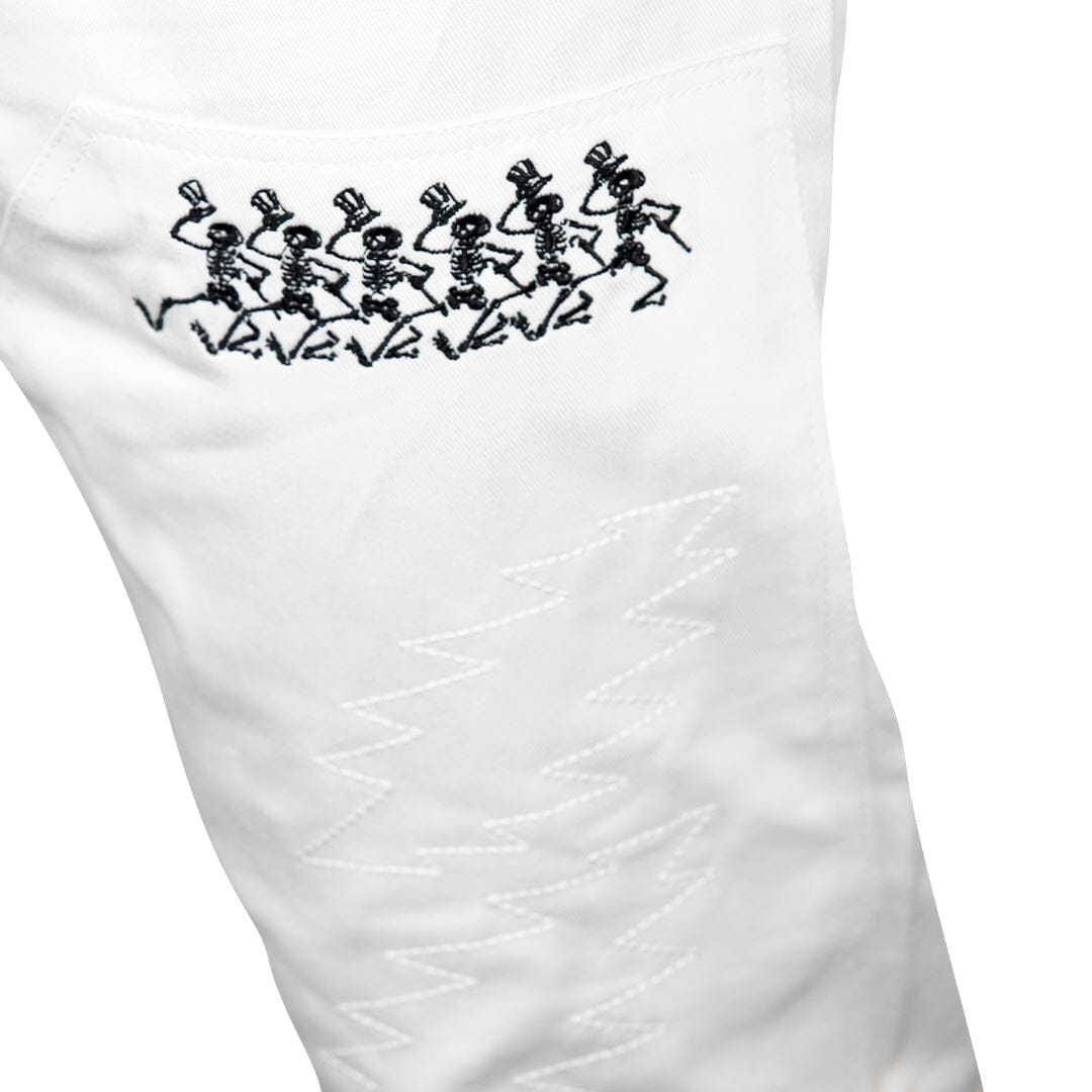 Thrift - Grateful Dead Gi / White / A5 Kimono - Adult Hyperfly