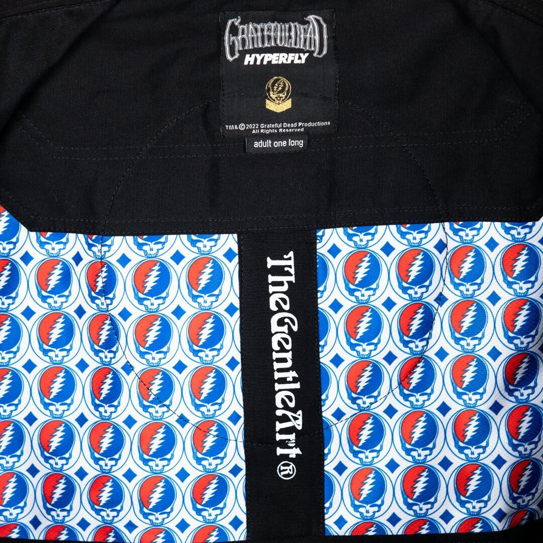Thrift - HYPERFLY + Grateful Dead Gi / Black / A6 Kimono - Adult Hyperfly