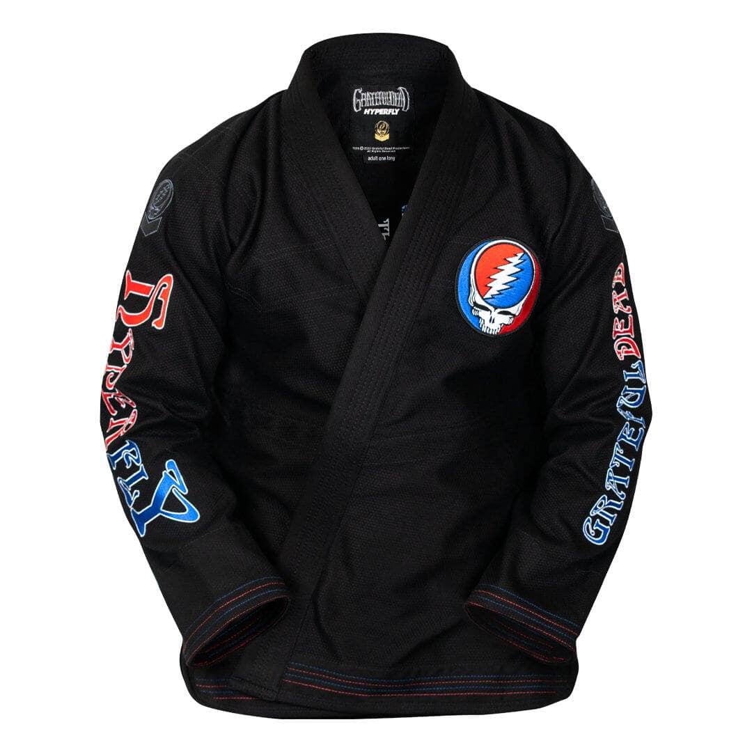 Thrift - HYPERFLY + Grateful Dead Gi / Black / A6 Kimono - Adult Hyperfly