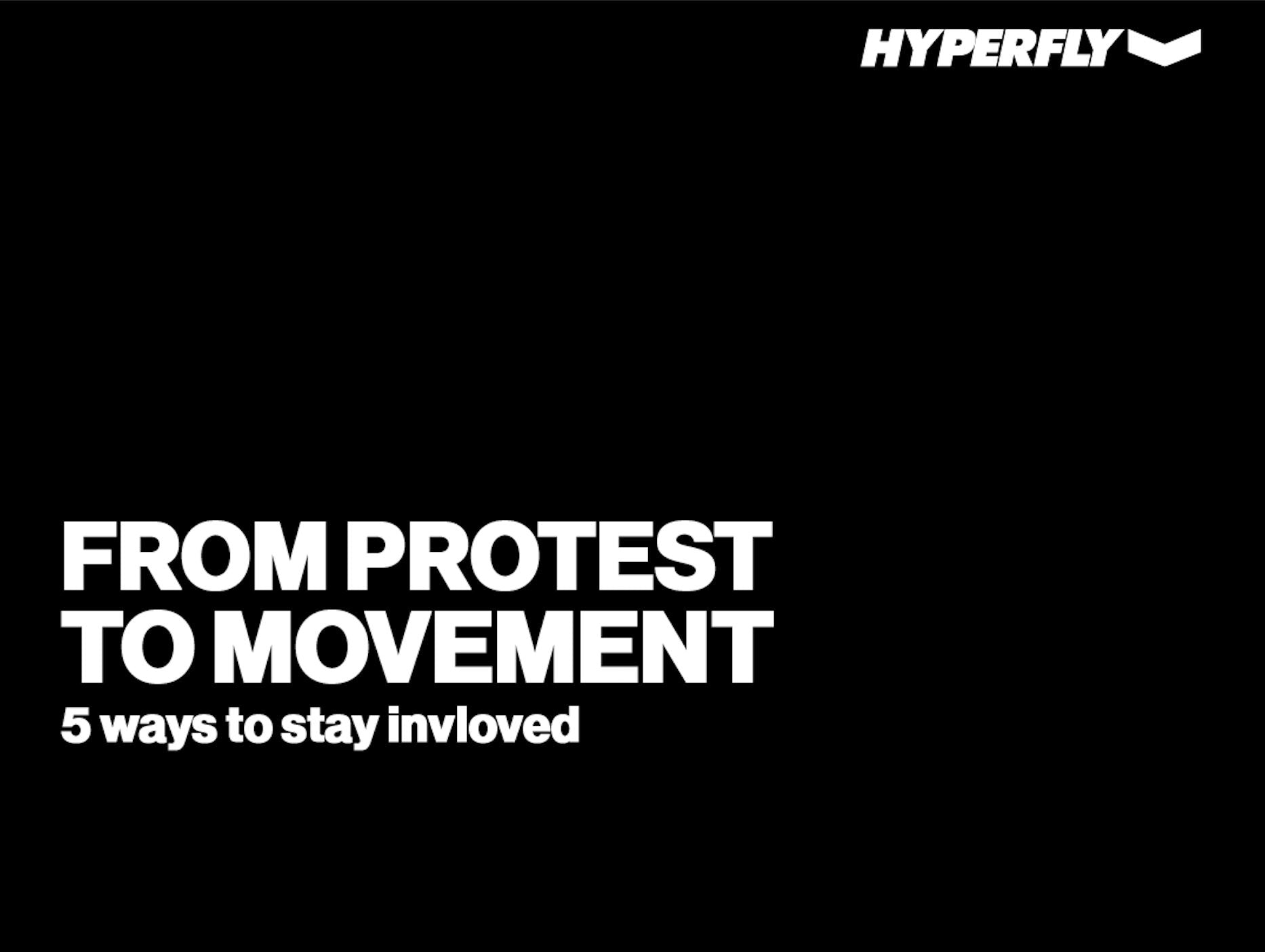 How To Get Involved With The Black Lives Matter Movement