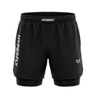 Core Training Shorts Black Hyperfly With Liner 26 