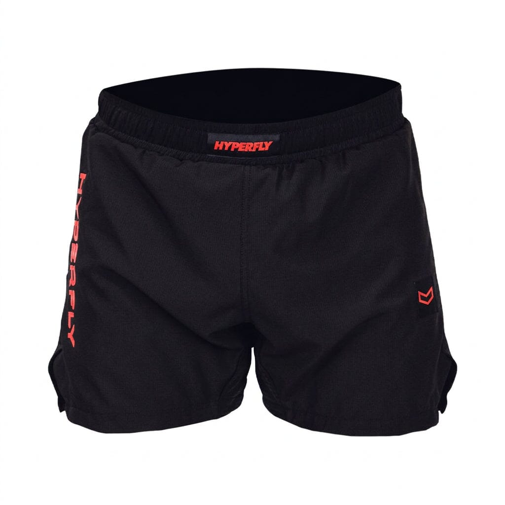 Core Training Shorts Hyperfly Black/Red No Liner 26