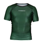 CyberFly Short Sleeve Training Rash Guard No Gi - Rash Guard Hyperfly Olive X Small 